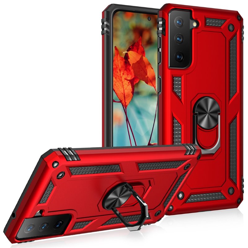 Coque hybride avec anneau pour Samsung Galaxy S22 Coque hybride avec anneau pour Samsung Galaxy S22